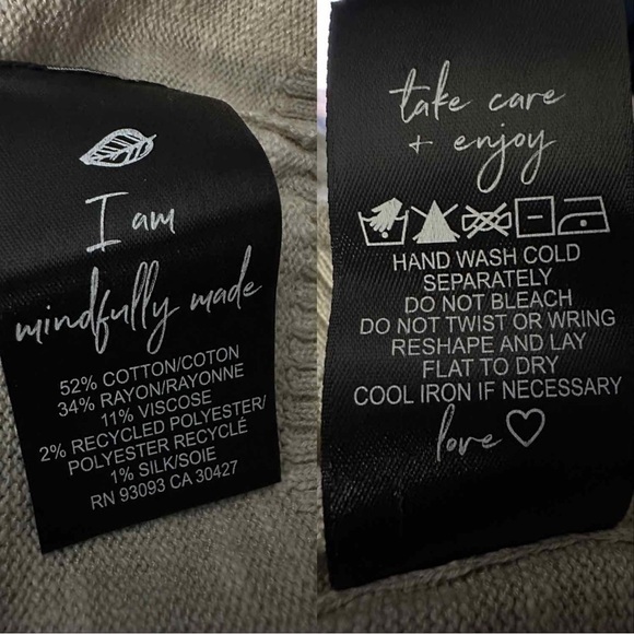 NIC+ZOE Blooming Short V Neck Sweater Size 3X Lightweight Floral - Picture 12 of 12